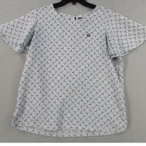 Chase attire,Lands' End Women's blouse, JP Morgan medium size 8